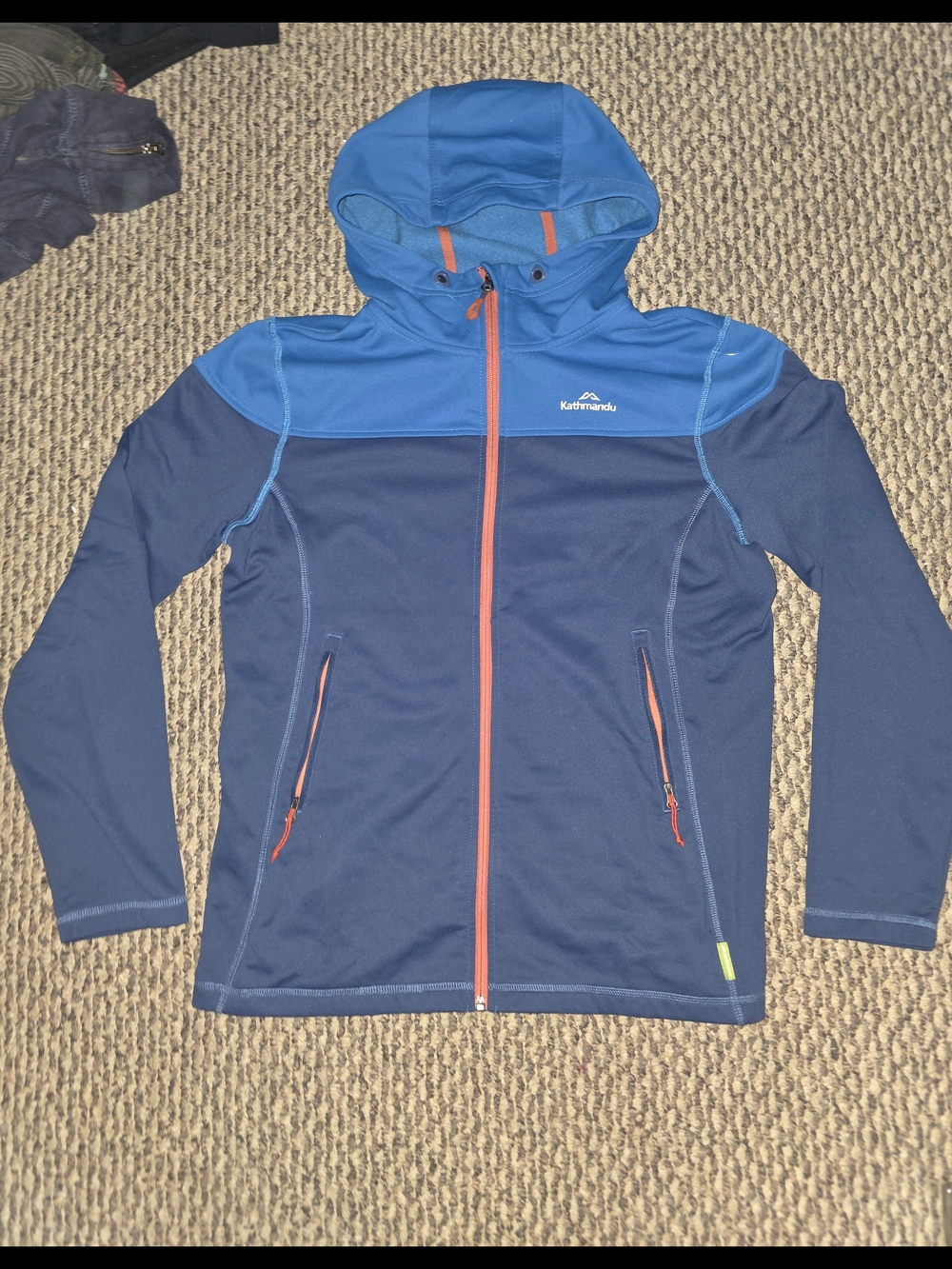 Kathmandu Two-Tone Blue Hooded Jacket